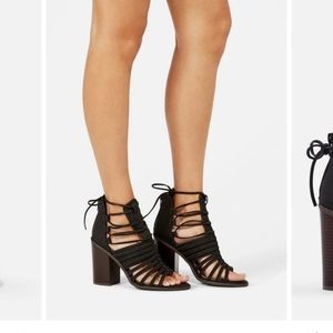 JustFab heeled sandals
